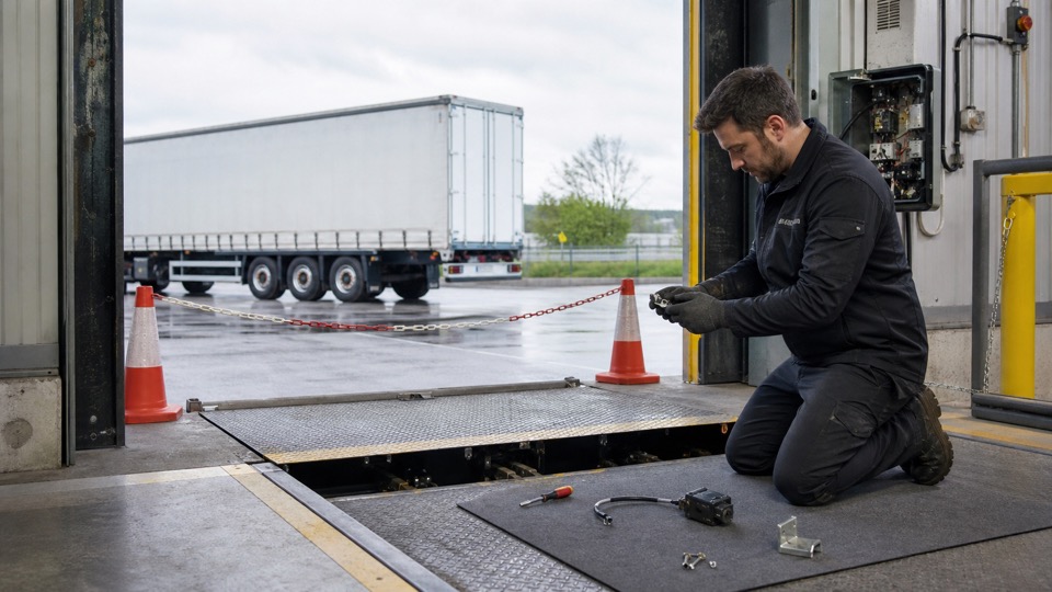 How parts delays turn small door and dock leveller faults into downtime - loading bay and industrial door support image