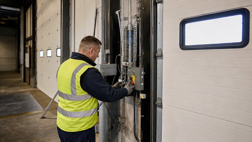 How planned maintenance protects loading bay uptime - loading bay and industrial door support image