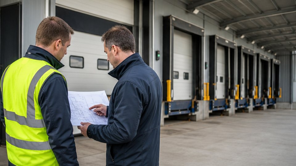 How planned upgrades change loading bay cost planning - loading bay and industrial door support image
