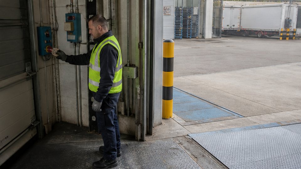 How pre-use checks help prevent bigger bay safety issues - loading bay and industrial door support image