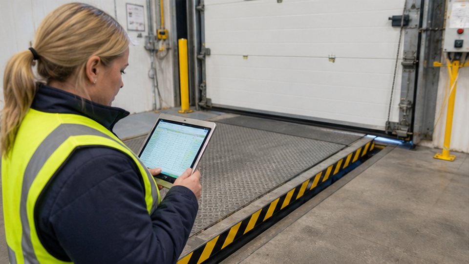 How to avoid missed loading bay PUWER inspections - loading bay and industrial door support image
