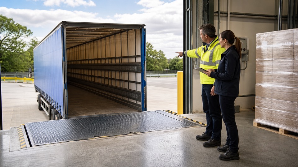 How to choose the right dock leveller capacity - loading bay and industrial door support image