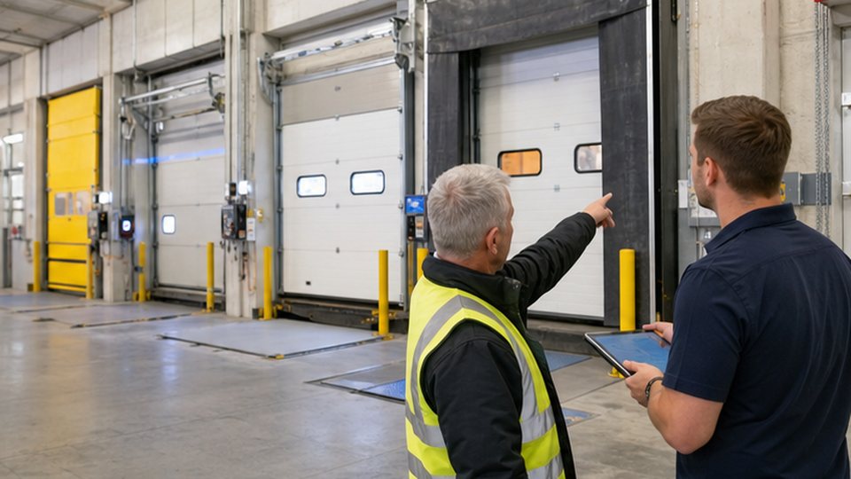 How to manage mixed loading bay equipment without losing control - loading bay and industrial door support image