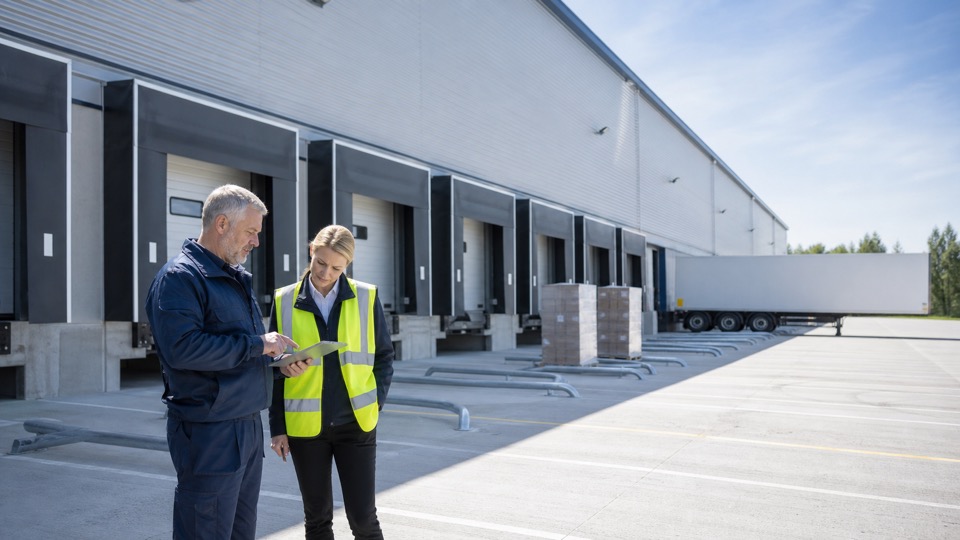 How to prepare your loading bays for peak season - loading bay and industrial door support image