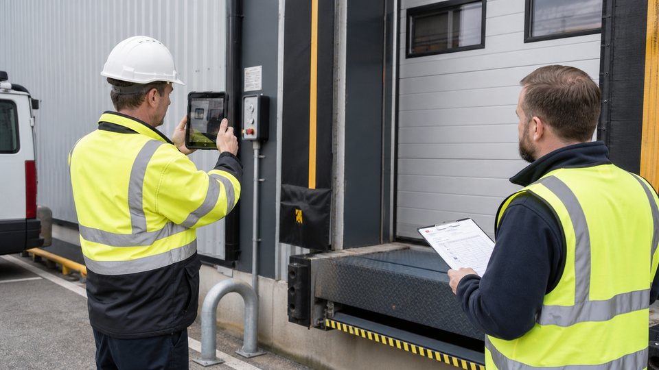 How to spot parts information gaps before a loading bay call-out - loading bay and industrial door support image