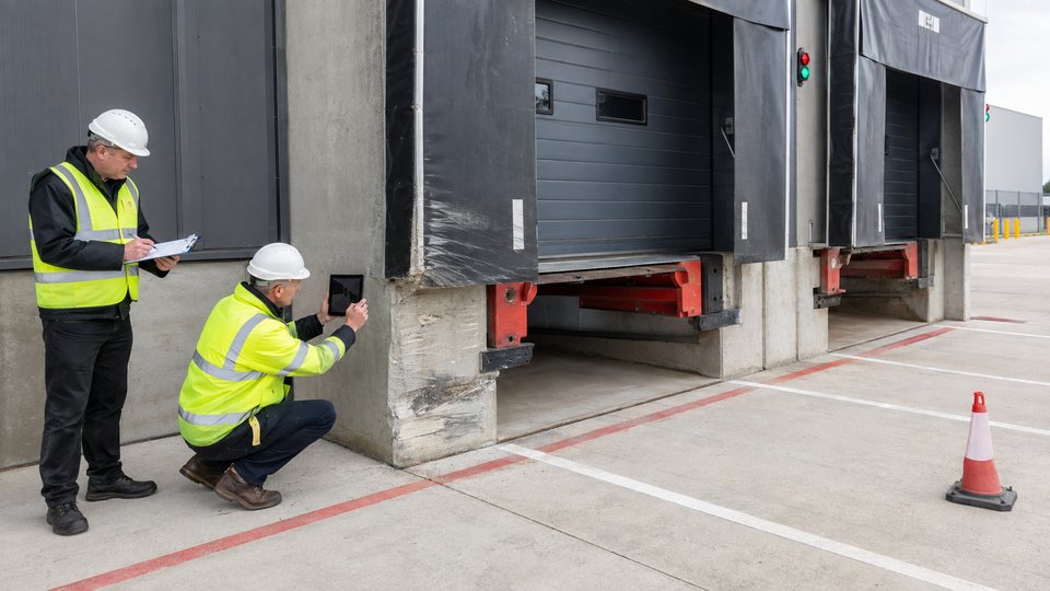 How to spot repeated impact damage around loading bays before it becomes repeat spend - loading bay and industrial door support image