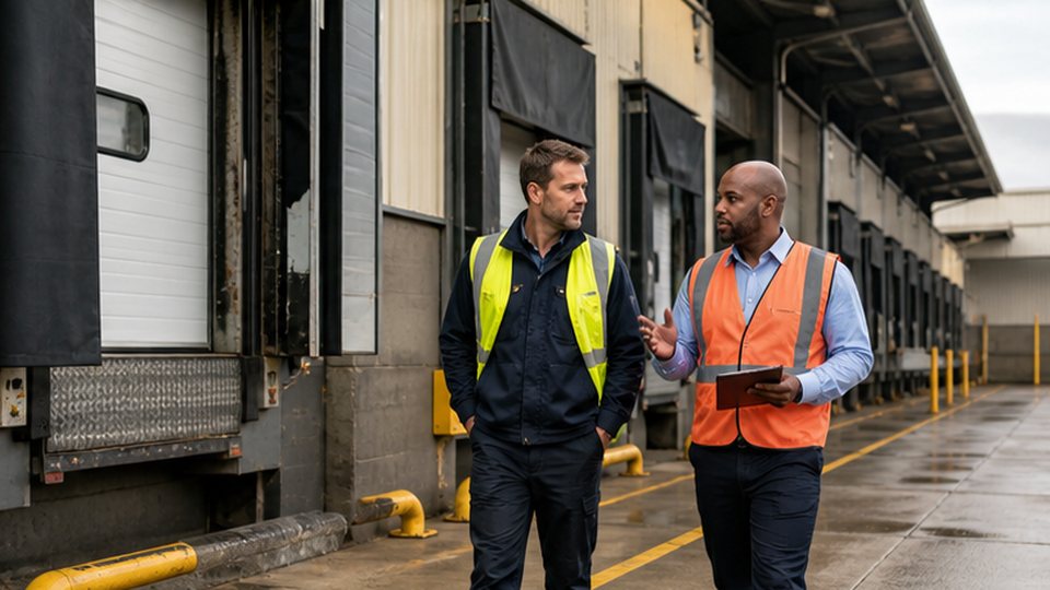 How to standardise service support across a mixed loading bay estate - loading bay and industrial door support image