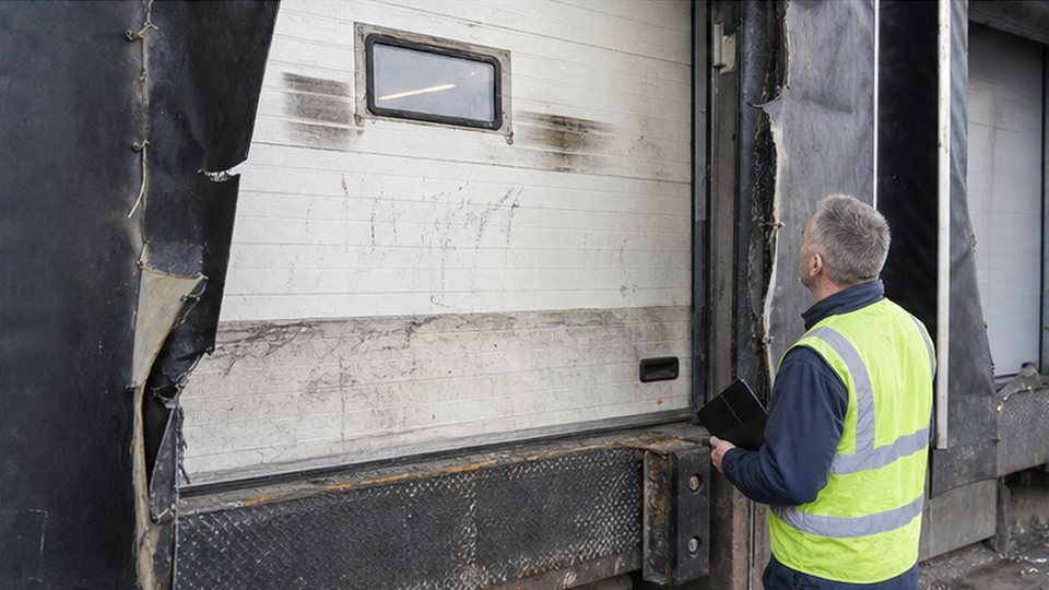 How worn seals, panels and buffers reveal hidden loading bay cost - loading bay and industrial door support image