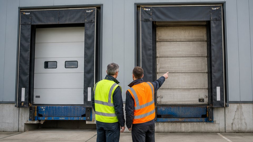 New vs refurbished dock levellers and doors: what managers should really compare - loading bay and industrial door support image