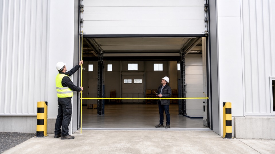 Why door height and opening size matter when specifying industrial doors - loading bay and industrial door support image
