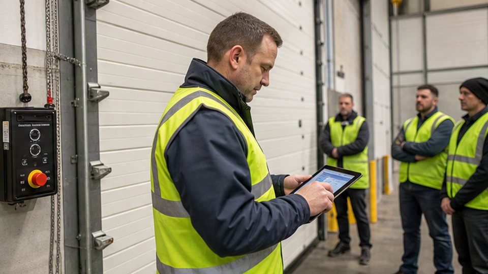 Why industrial door user records matter as much as the equipment handover - loading bay and industrial door support image