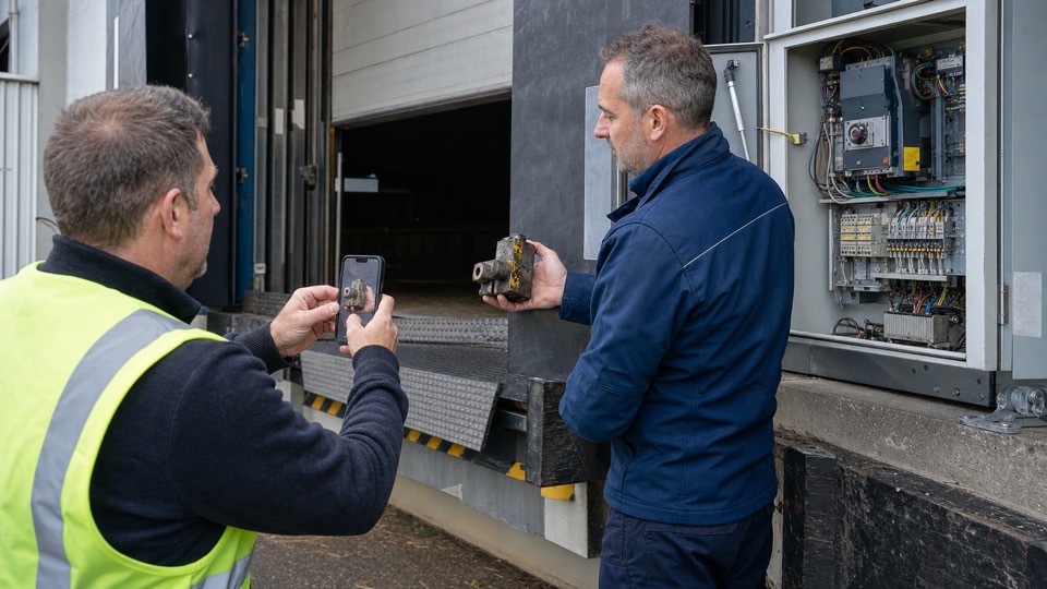 Why loading bay part identification matters - loading bay and industrial door support image
