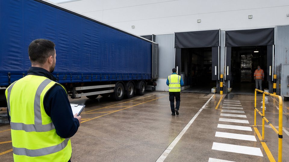 Why loading bays create some of the biggest warehouse and yard risks - loading bay and industrial door support image
