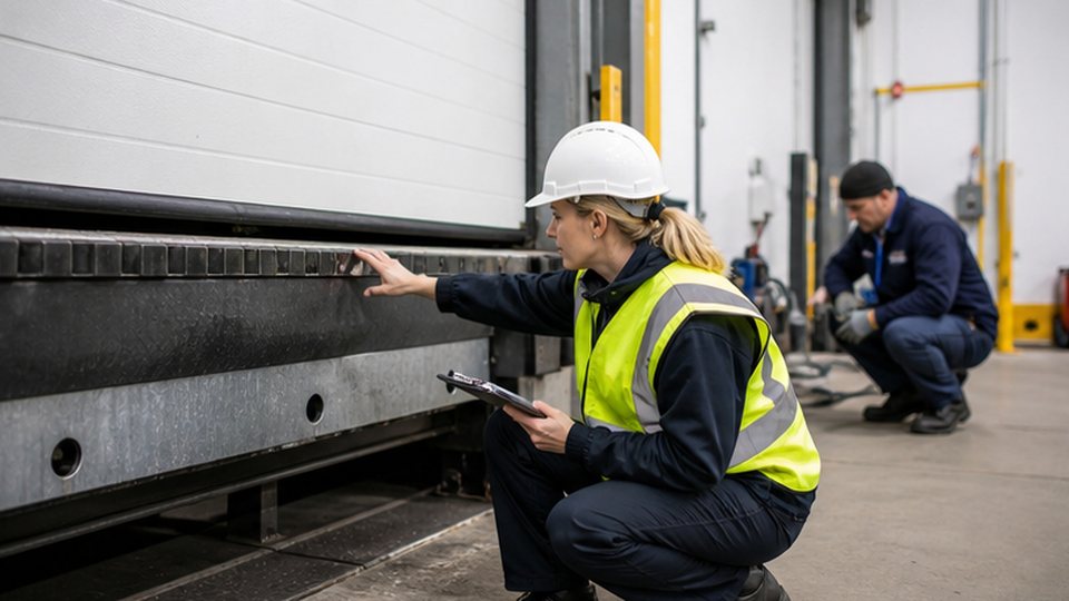 Why PUWER inspection is not the same as loading bay servicing - loading bay and industrial door support image