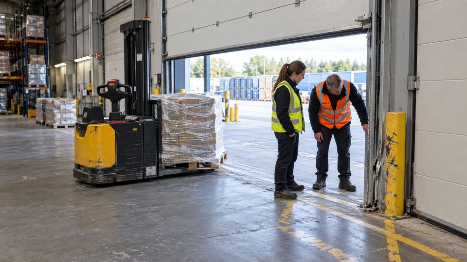Why the same industrial door keeps getting hit - loading bay and industrial door support image