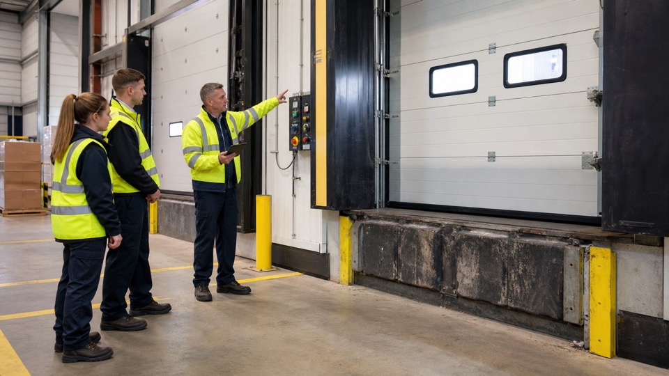 Why user habits affect doors, seals, buffers and controls - loading bay and industrial door support image